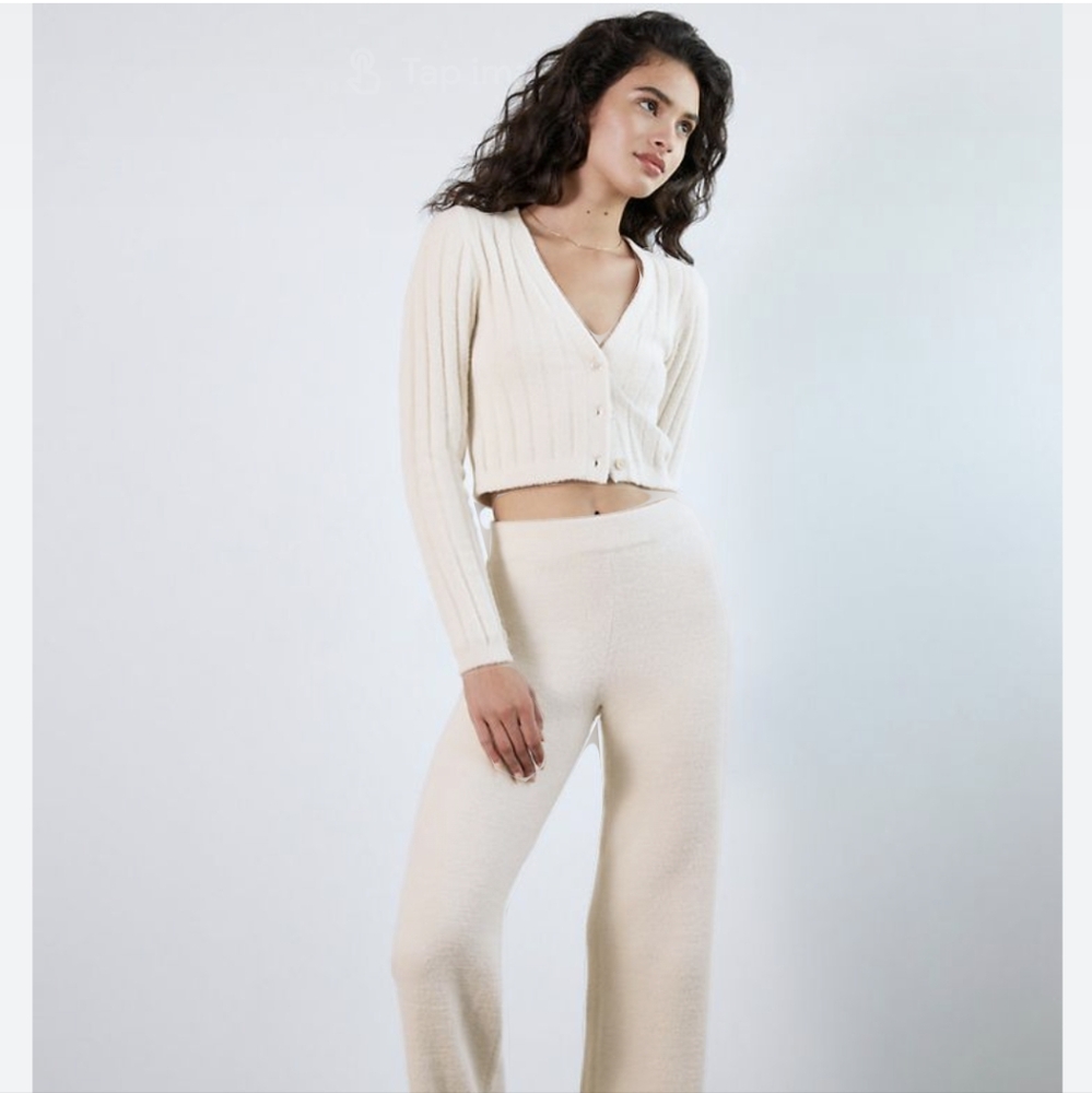 Wilfred hush knit cropped cardigan